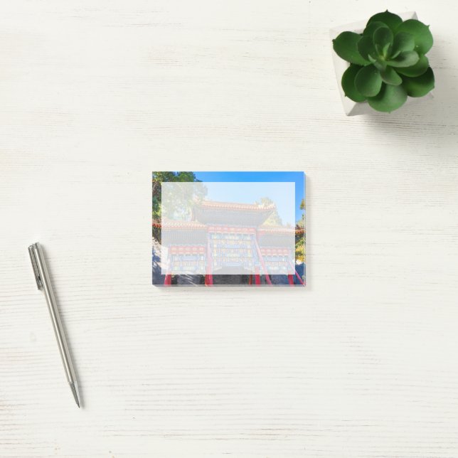 Post-it® Porte Rouge Bleue Île de Jade Fleur (Bureau)