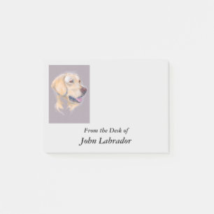 Post-it® Portrait jaune de labrador retriever