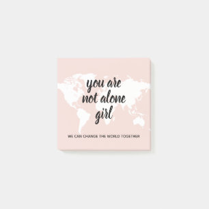 Post-it® Positif Vous N'Êtes Pas Seul Citation Motivation F