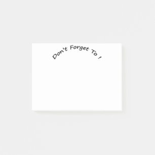 Post-it® PosItNotes- N'oubliez pas de