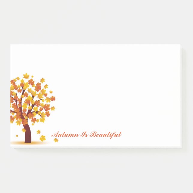 Post-it® Post d'automne Notes-automne est magnifique (Devant)