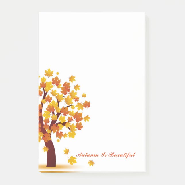 Post-it® Post d'automne Notes-automne est magnifique (Devant)