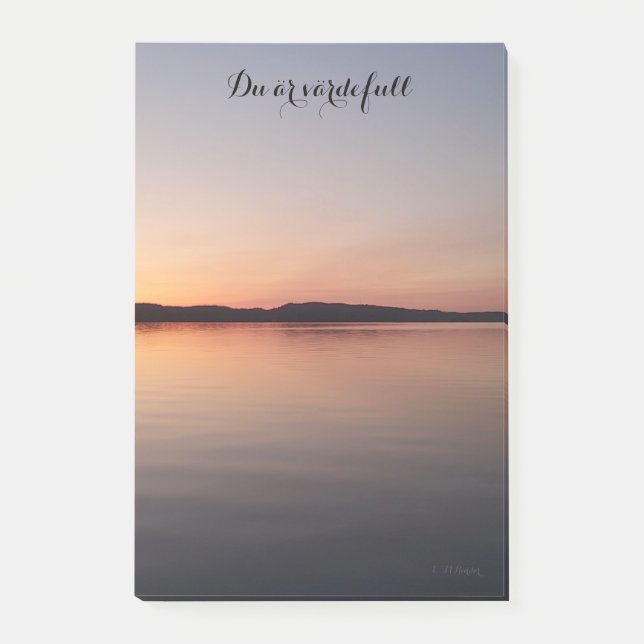 Post-it® Post it block med solnedgång (Devant)