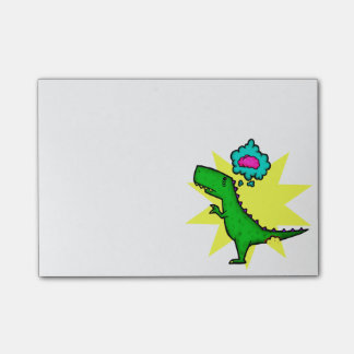 Post-it® Post-it de cerveau de Dino