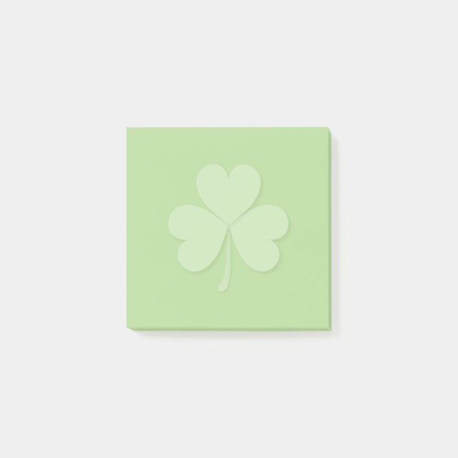 Post-it® Post-it de shamrock (Devant)