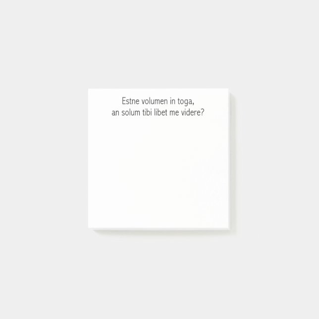 Post-it® post-it latin (Devant)