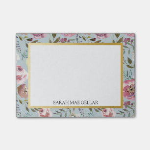 Post-it® Post-it nommé fait sur commande   bleu, gris,