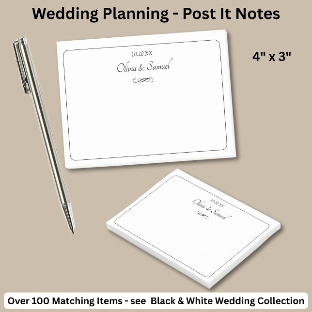 Post-it® Post-It Notes Black & White with Infinity Scroll (Créateur téléchargé)