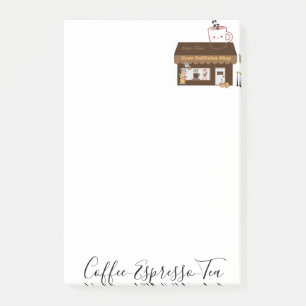 Post-it® Post-it Notes Café Espresso Thé Shop