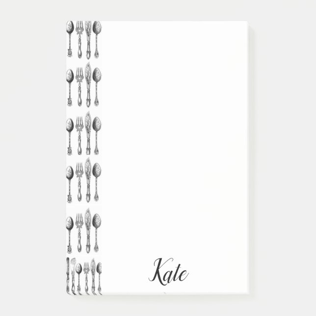 Post-it® Post-it Notes Cuillères Ustensiles (Devant)