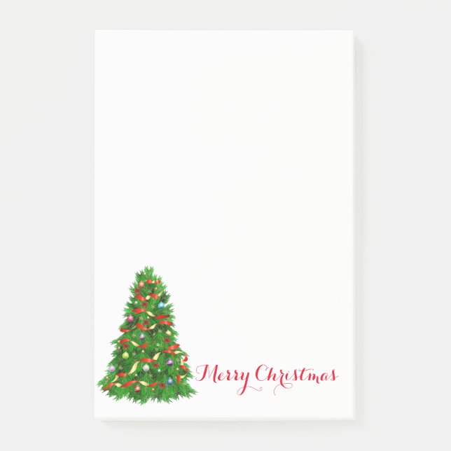 Post-it® Post-it-Notes de l'arbre de Noël (Devant)