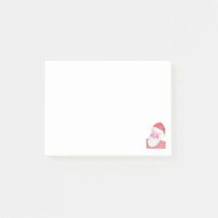 Post-it® Post It Notes de Pointillism Santa Claus