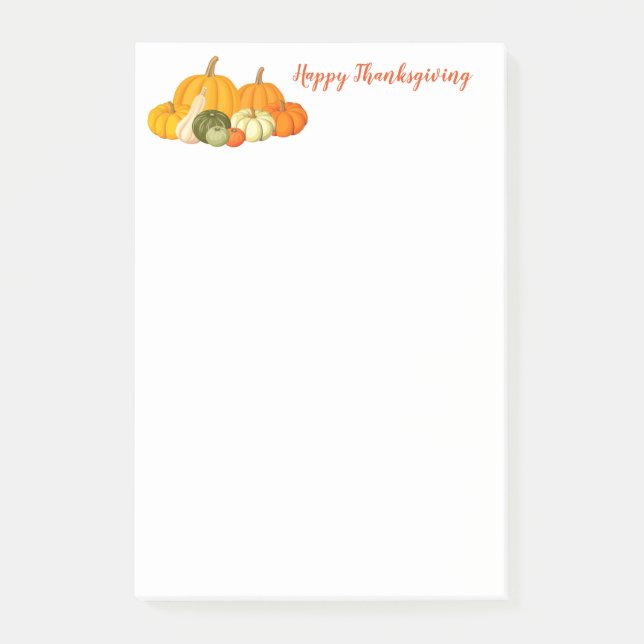 Post-it® Post-it-Notes de Thanksgiving (Devant)