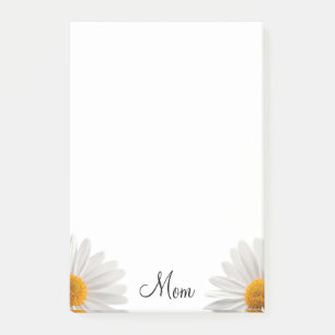 Post-it® Post-it Notes Floral White Daisy