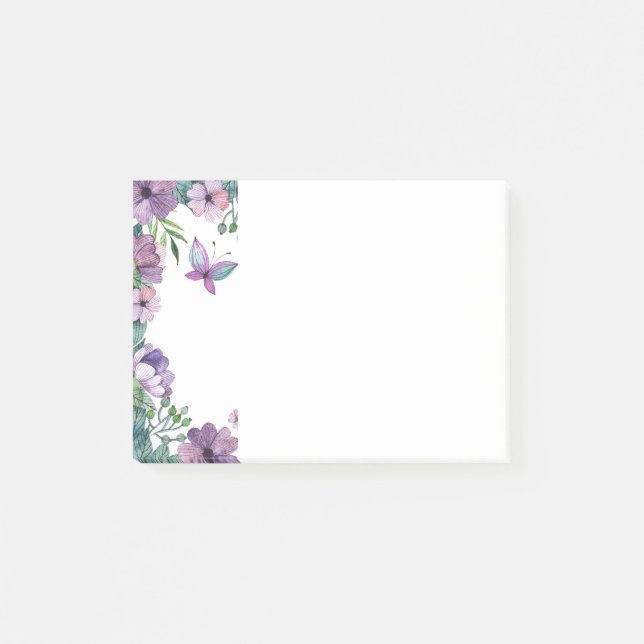 Post-it® Post-it-Notes florales (Devant)