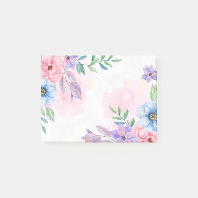 Post-it® Post-it-Notes florales (Devant)