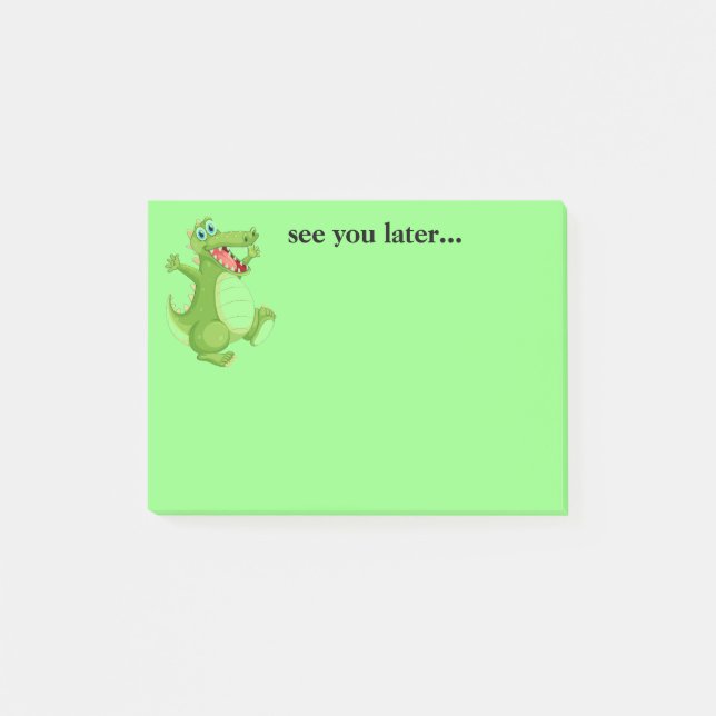 Post-it® Post-it-Notes Gator (Devant)