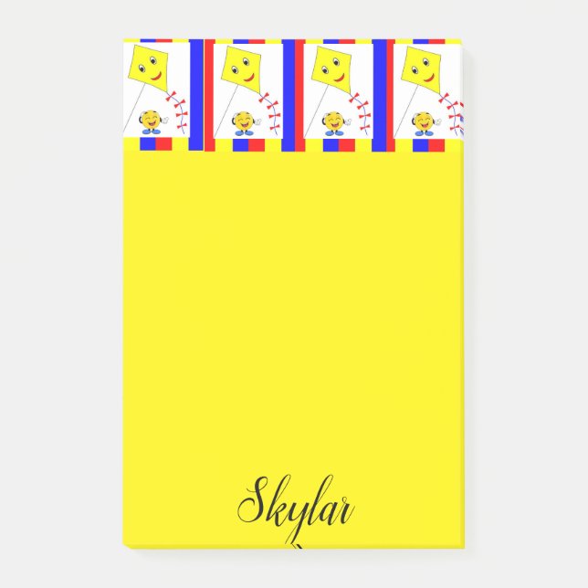 Post-it® Post-it Notes Jaune Kite (Devant)