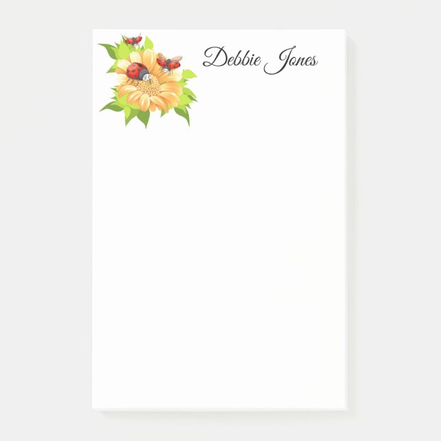 Post-it® Post-it-Notes-Ladybugs (Devant)