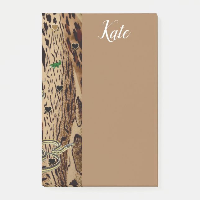 Post-it® Post-it Notes Léopard (Devant)