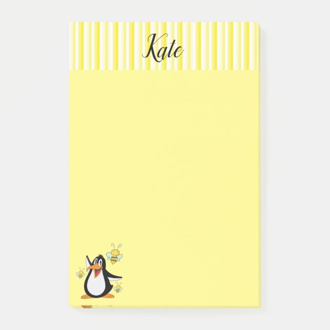 Post-it® Post-it Notes Manchot Bourdon (Devant)