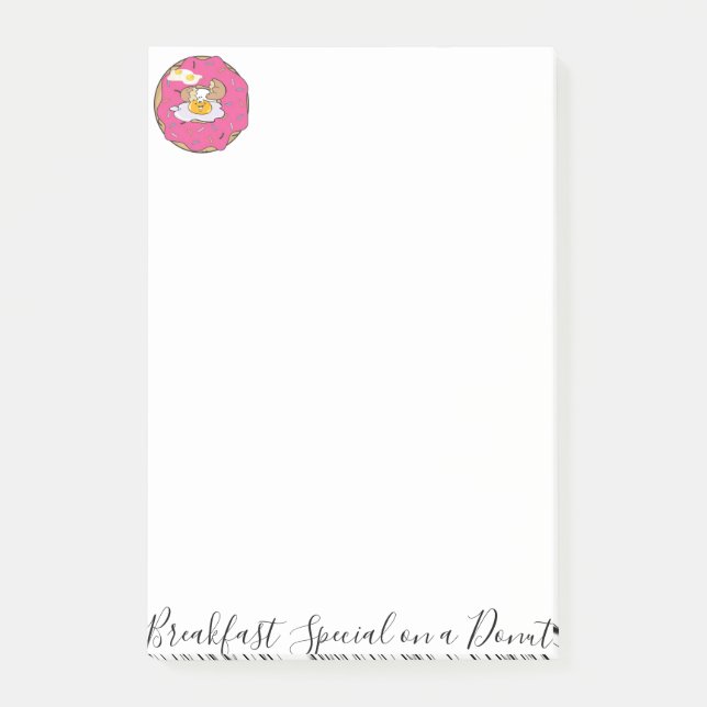Post-it® Post-it Notes Oeufs Donut (Devant)