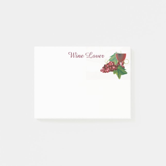 Post-it® Post-it-Notes pour l'amateur de vin (Devant)