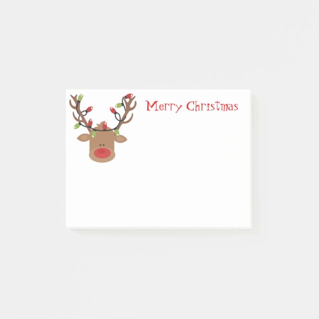 Post-it® Post-it-Notes-Vacances-Rudolph (Devant)