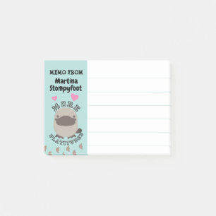 Post-it® Post-its animaux mignons de calembour d'empreintes