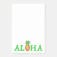 Post-its de l'ananas hawaïen ALOHA Tropical Hawaii