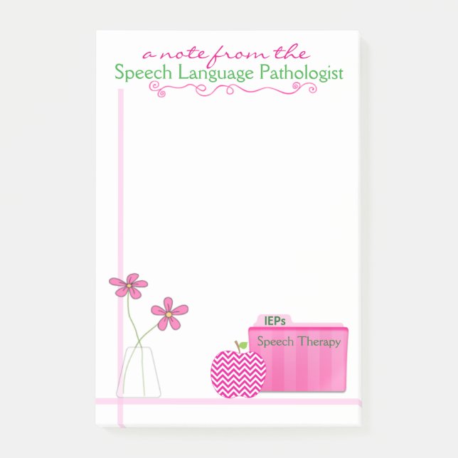 Post-it® Post-its modernes de pathologiste de la parole (Devant)