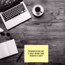 Post-its personnalisés pour le télétravail, le bur