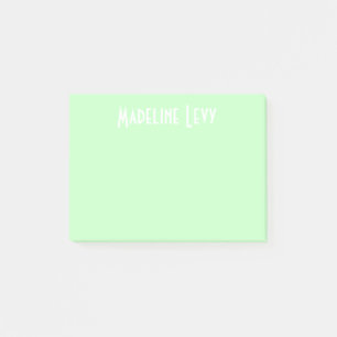 Post-it® Post-its verts personnalisés par coutume avec le