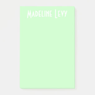 Post-it® Post-its verts personnalisés par coutume avec le