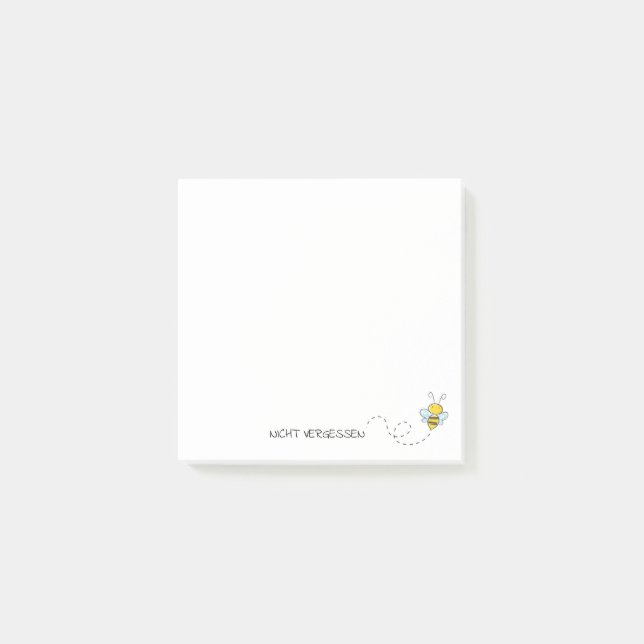 Post-it® Poste IT « de Bee contents " (Devant)