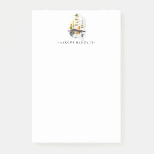 Post-it® Poste Personnalisé Son   Pins d'automne rustiques