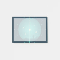 Poster de l'horloge atomique Deep Space, version b