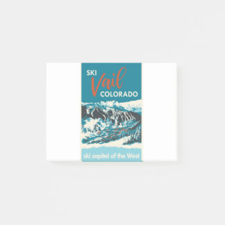 Post-it® Poster de ski Vintage Vail