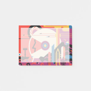 Post-it® Poster spatial Retro - Programme d'exploration de 