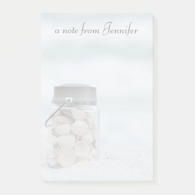 Post-it® Pot de coquillages sur la plage | la Floride (Devant)