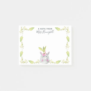 Post-it® Pot de plante licorne mignon Note personnalisée de