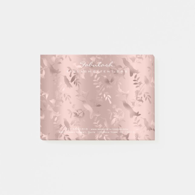 Post-it® Poudre d'or rose rose pâle Pearly Blush (Devant)