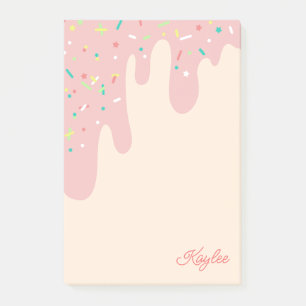 Post-it® Poudres de glaçage délicieuses à la fraise Votre N