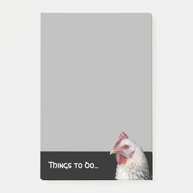 Post-it® Poule blanche (Devant)