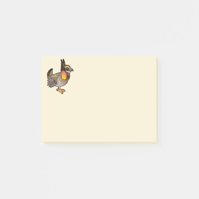 Post-it® Poulet de prairie de Birdorable Attwater (Devant)