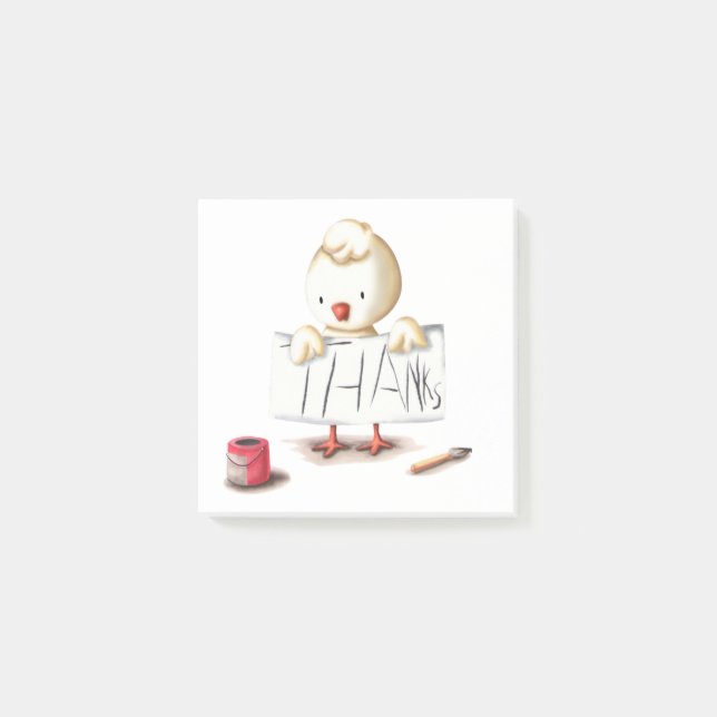 Post-it® Poulet Mignon Merci (Devant)