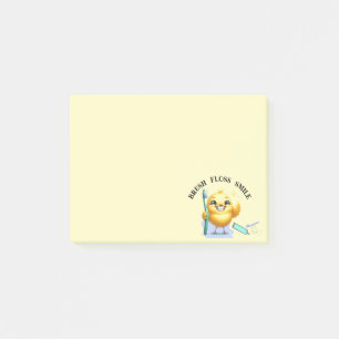 Post-it® Poulet Sourire avec Slogan Dentaire
