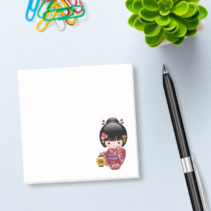 Post-it® Poupée de Sakura Kokeshi - fille de geisha de