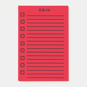 Post-it® Pour faire la liste des notes collantes rouge 2
