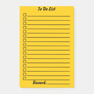 Post-it® Pour faire la liste   jaune